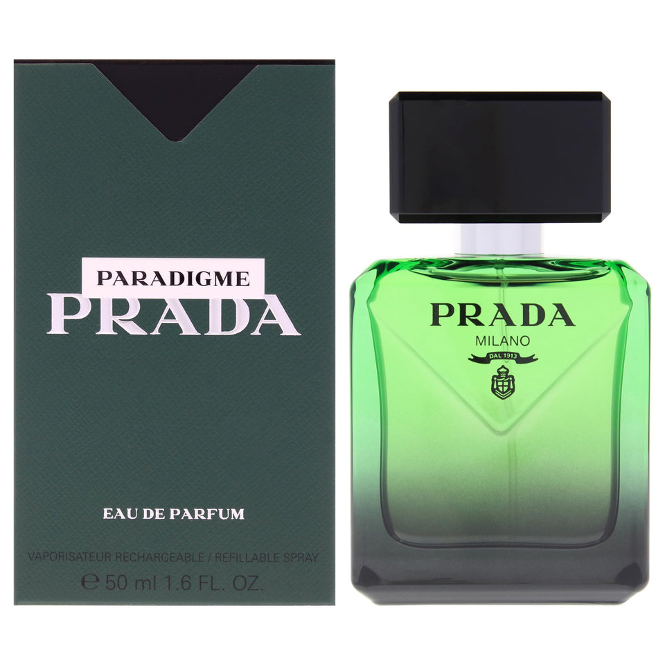 Prada Paradigme front bottle showing elegant design and lasting elegance