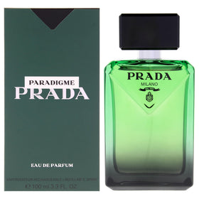 Prada Paradigme front view of the bottle showing elegant design and brand prestige