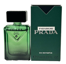 Prada Paradigme mini inside a travel pouch conveying convenience and luxury