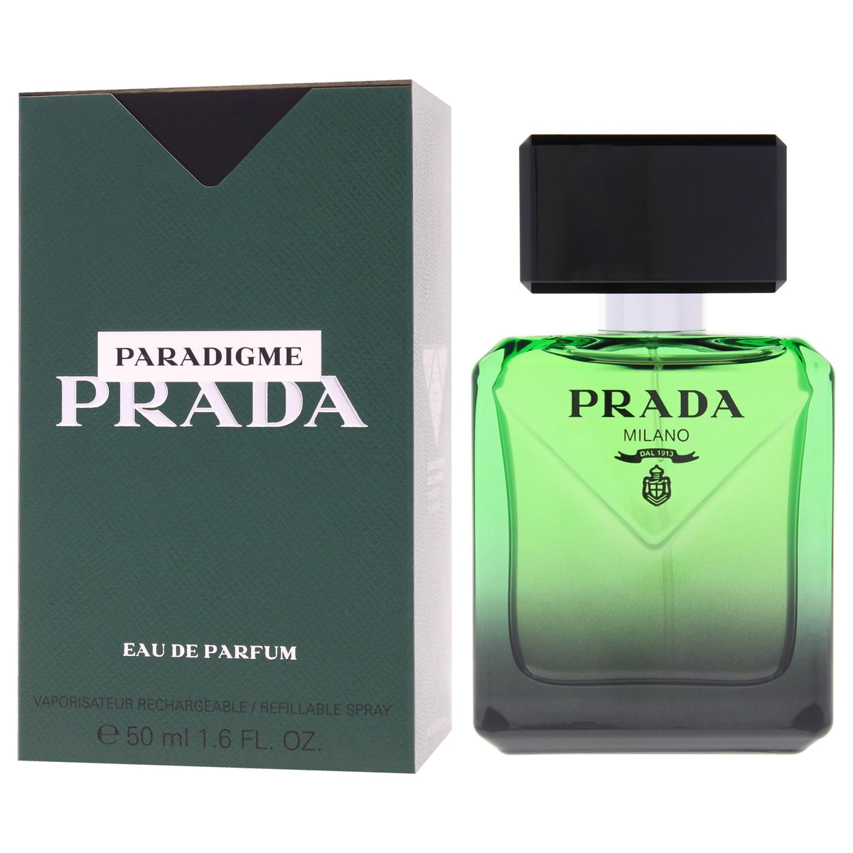 Prada Paradigme refill mechanism shown for sustainable reuse and convenience