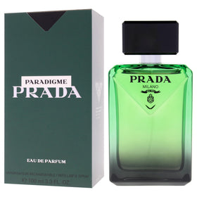 Prada Paradigme spray action producing fine mist for immediate luminous floral burst