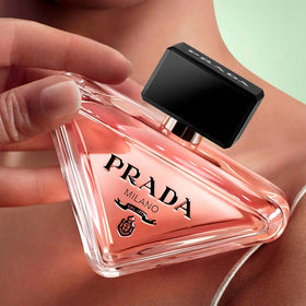 Prada Paradoxe close atomizer nozzle ready to spray offering precise application and control