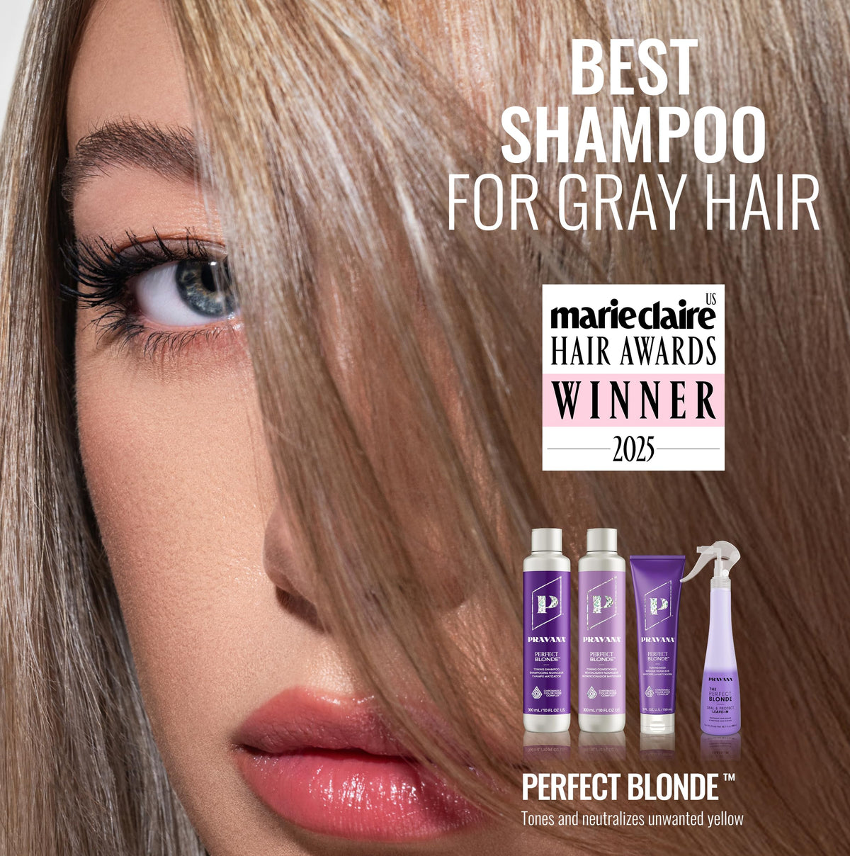 PRAVANA back label close-up showing ingredients and usage clarity benefit