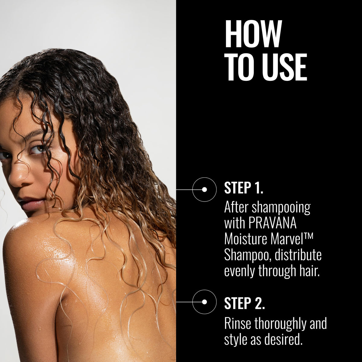 Pravana bottle in hand showing 10 fl oz size for accurate scale