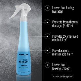 PRAVANA mist spraying from nozzle demonstrating fine even application benefit