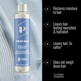 Pravana label close-up highlighting ChromaSilk complex and ingredient benefits
