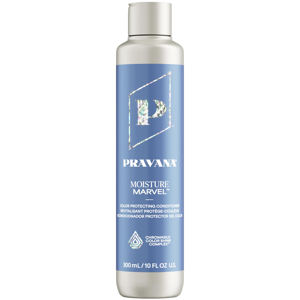 Pravana front bottle showing product and easy-pour cap for everyday hydration