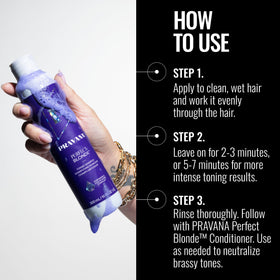 Pravana back label with ingredients and usage details