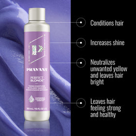 Pravana conditioner lather on hair demonstrating gentle conditioning action