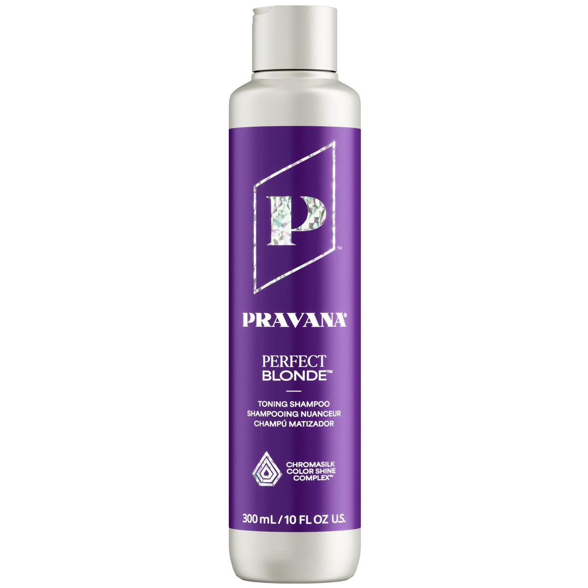 Pravana front bottle showing product branding and benefits