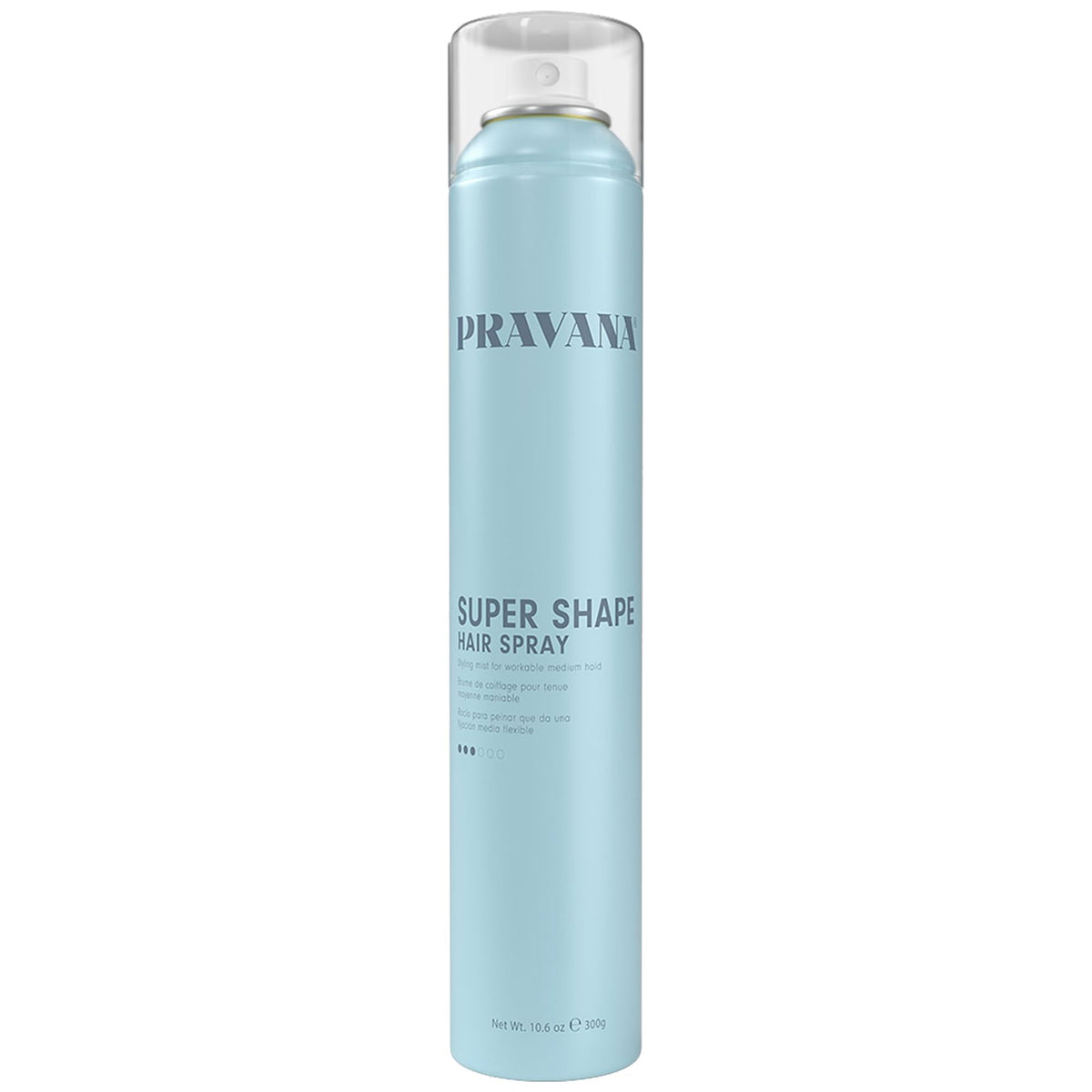 PRAVANA front packaging showing bottle and brand benefits