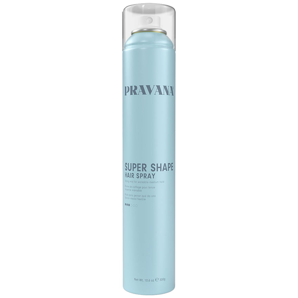 PRAVANA front packaging showing bottle and brand benefits