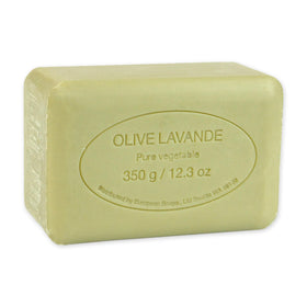 Pre de Provence close-up of creamy lather highlighting smooth texture
