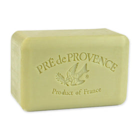 Pre de Provence front packaging showing olive oil and lavender benefits