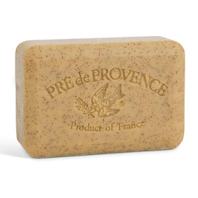 Pre de Provence front packaging showing honey almond scent and luxury appeal