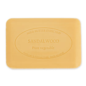 Pre de Provence close-up of creamy lather benefit: rich softening foam