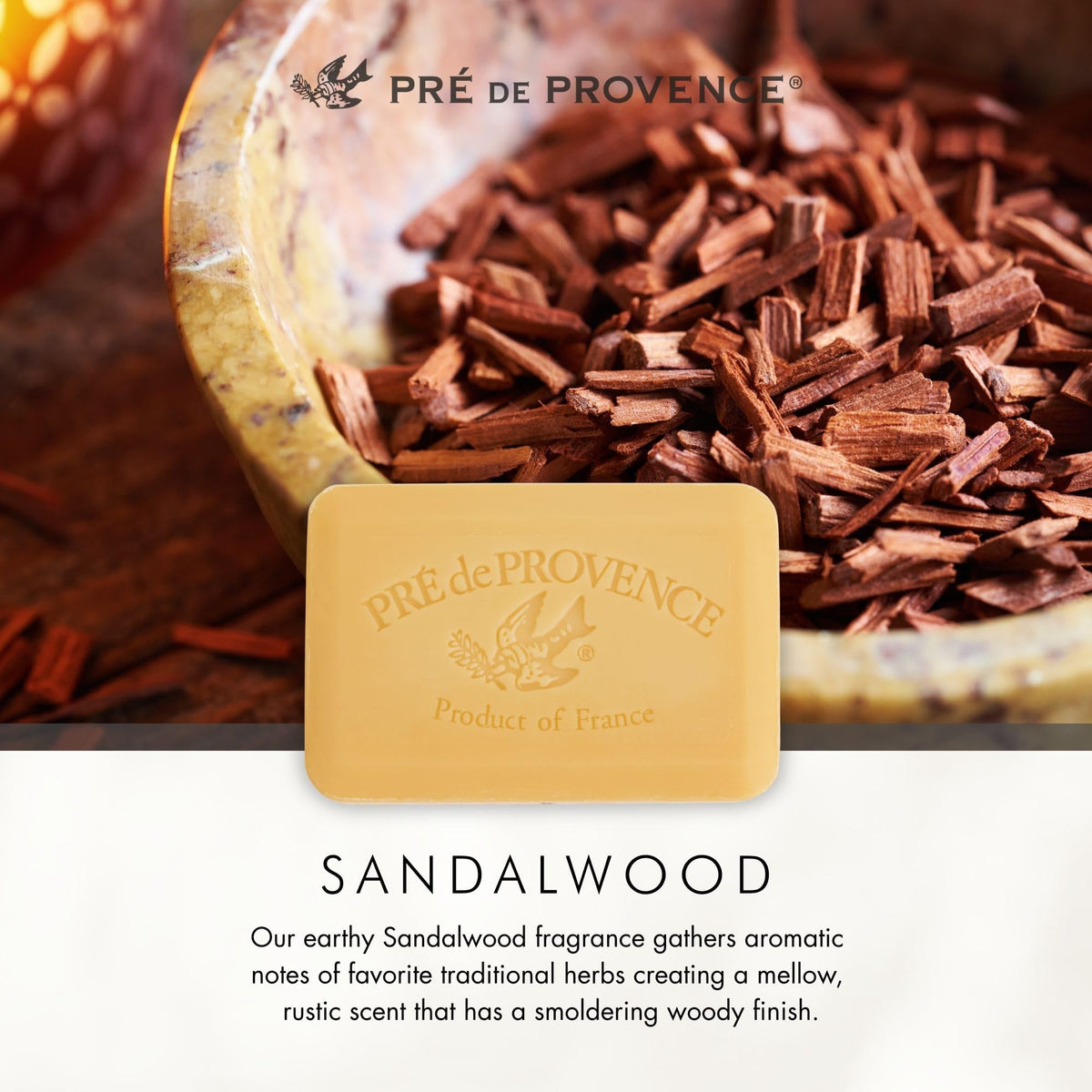 Pre de Provence soap on a bathroom shelf with decor benefit: elevates bathroom aesthetics