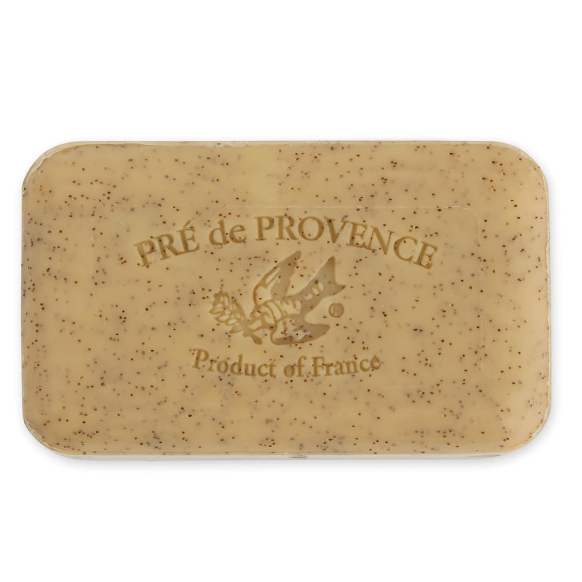 Pré de Provence soap close-up texture revealing smooth quad-milled surface