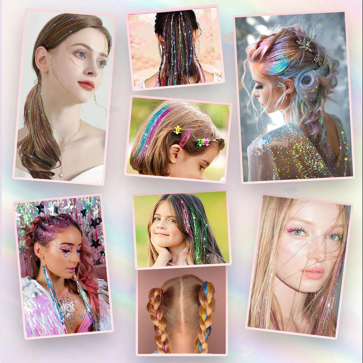 Prehot color array overhead with 16 shades displayed to choose vibrant looks
