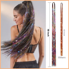 Prehot tool kit and micro rings displayed for quick DIY tinsel installation
