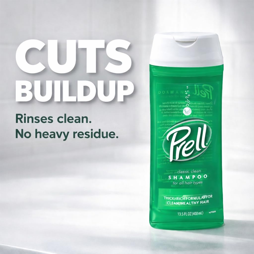 Close-up of Prell ingredient panel label for transparency and informed choice