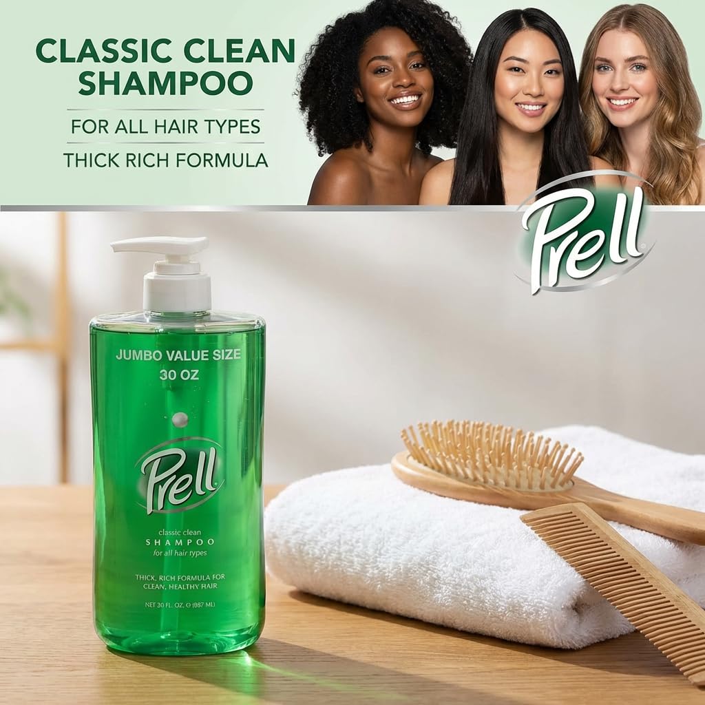 Prell label close-up highlighting ingredients and clear usage benefit