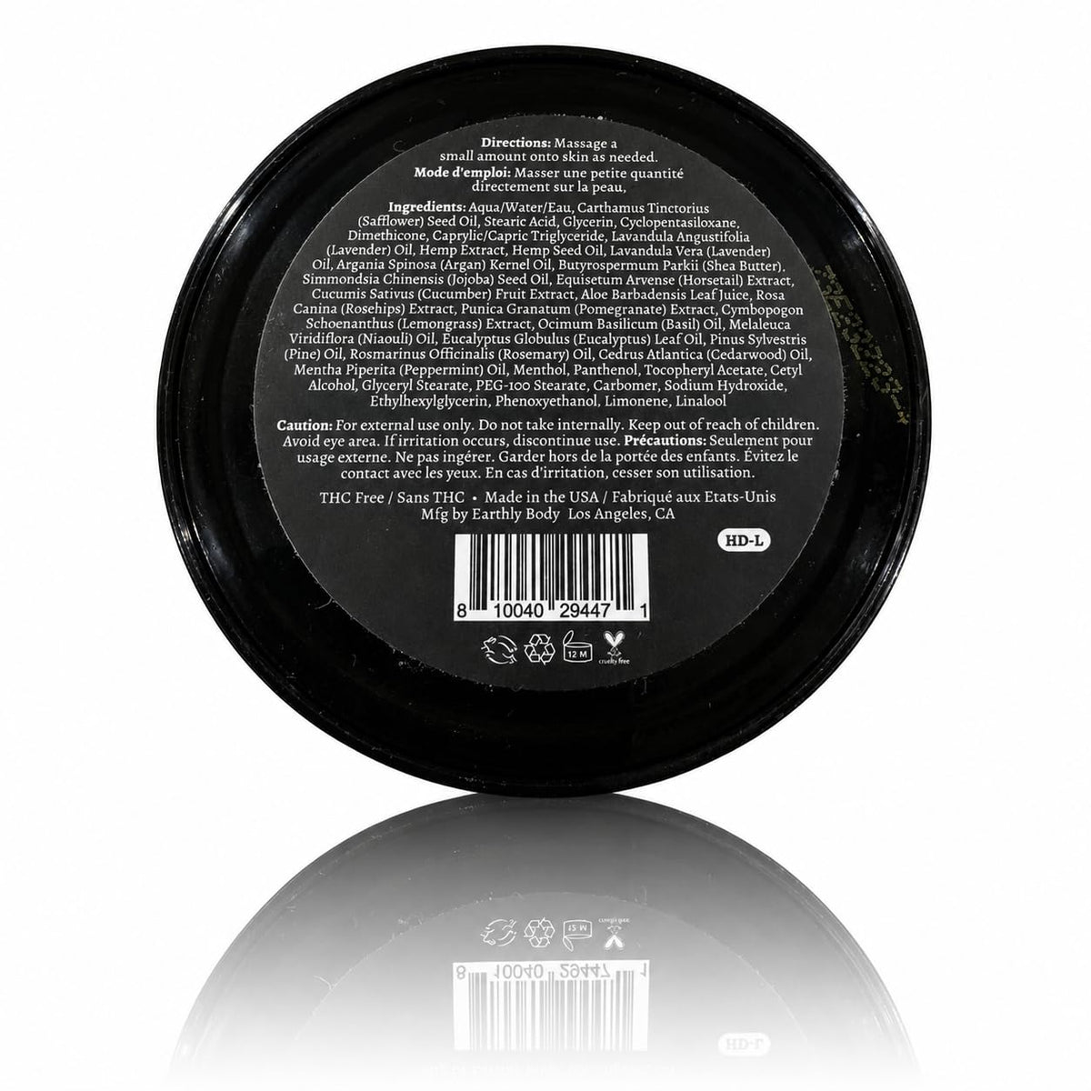 Premium Hemp Extract Daily cream texture close-up demonstrating smooth absorbent consistency