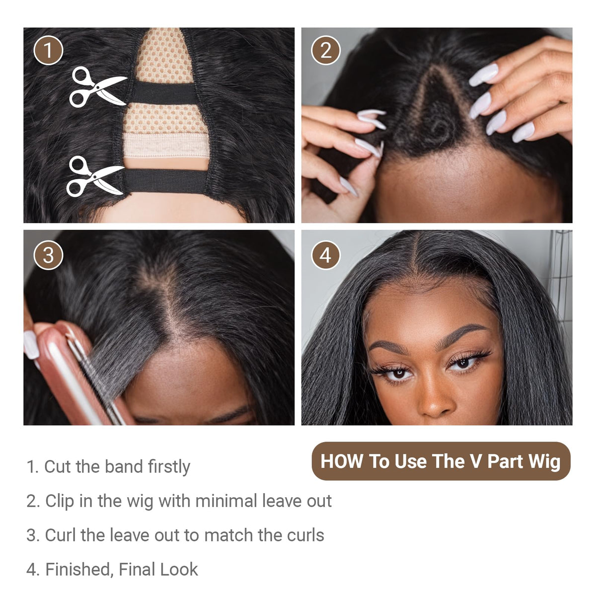 PREMPO wig on mannequin showing scale and full 180% density for drama