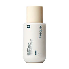 Prequel front bottle view showing clean design and brand hydration benefit