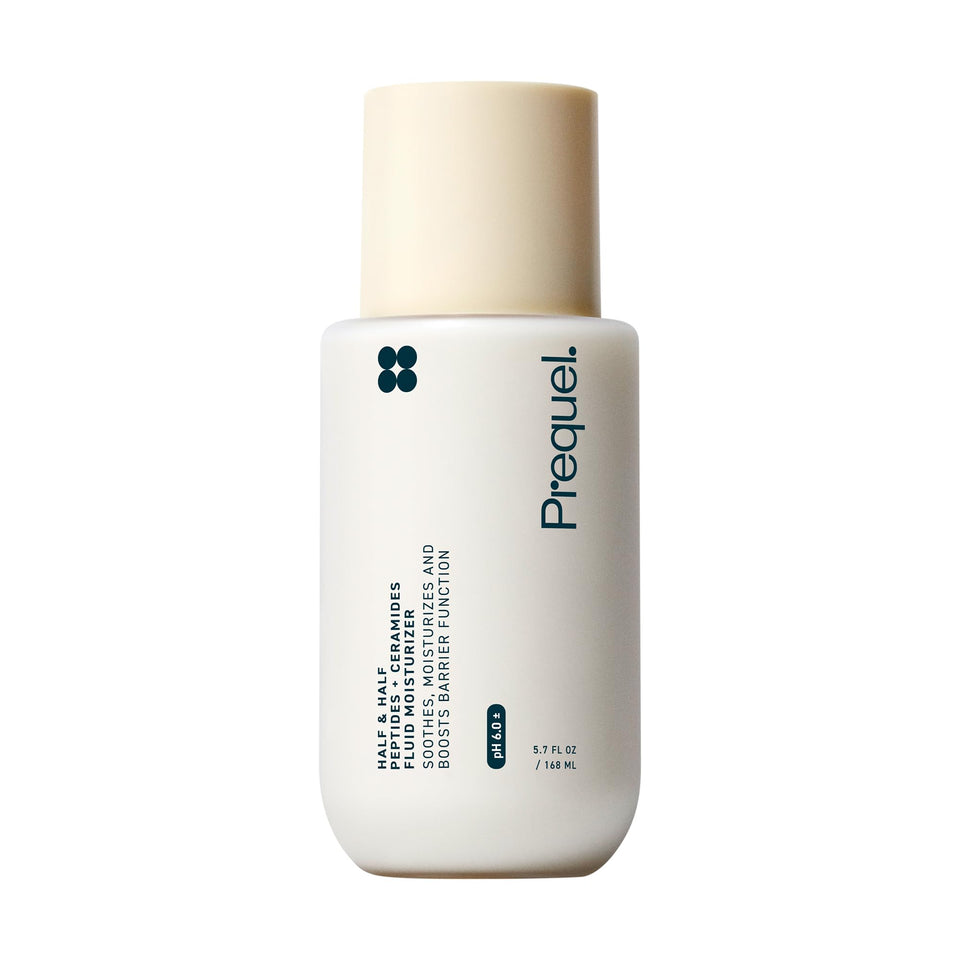 Prequel front bottle view showing clean design and brand hydration benefit