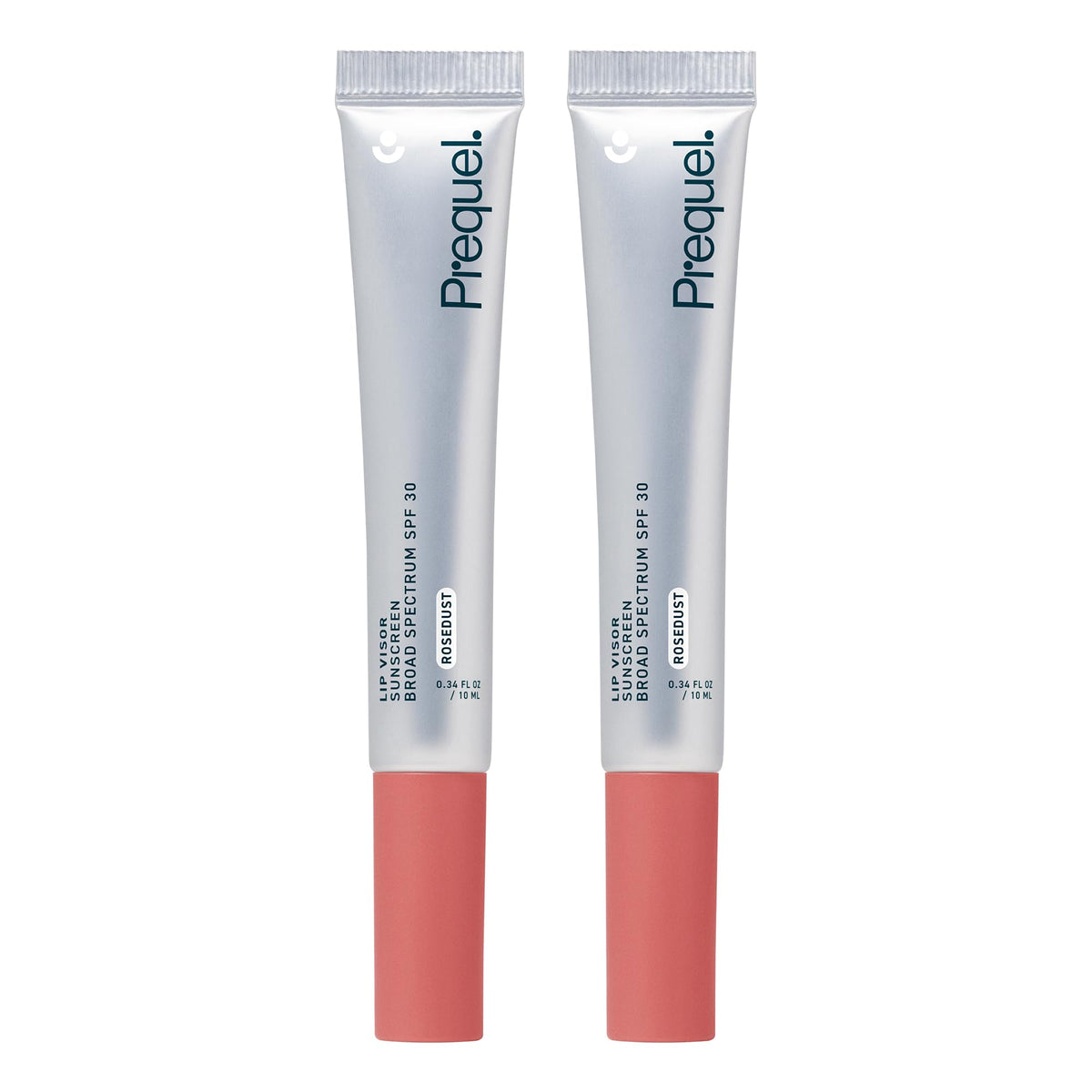 Prequel Lip Visor front packaging showing SPF and tint benefit