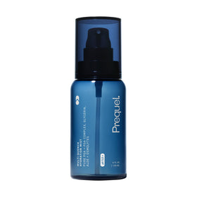 Prequel bottle front packaging showing clean design and product name for clear shelf appeal