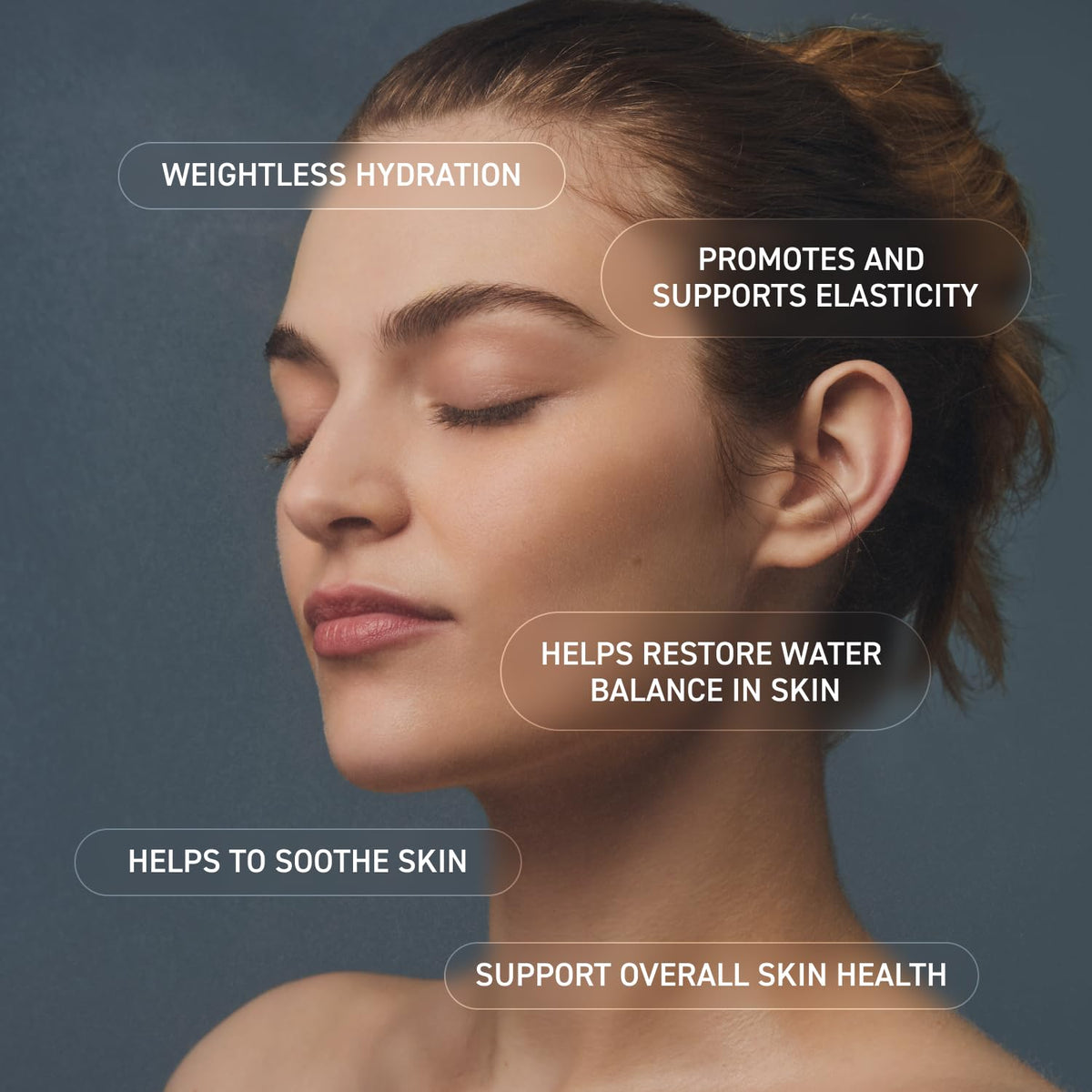 Prequel ingredient label focus showing PGA, niacinamide, glycerin for ingredient transparency