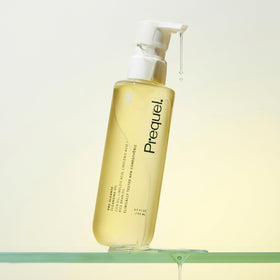 Prequel ingredient cica oil drop highlighting soothing benefits