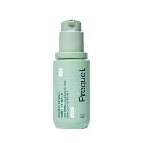 Prequel Redness Reform front pump bottle showing clean clinical packaging and benefit