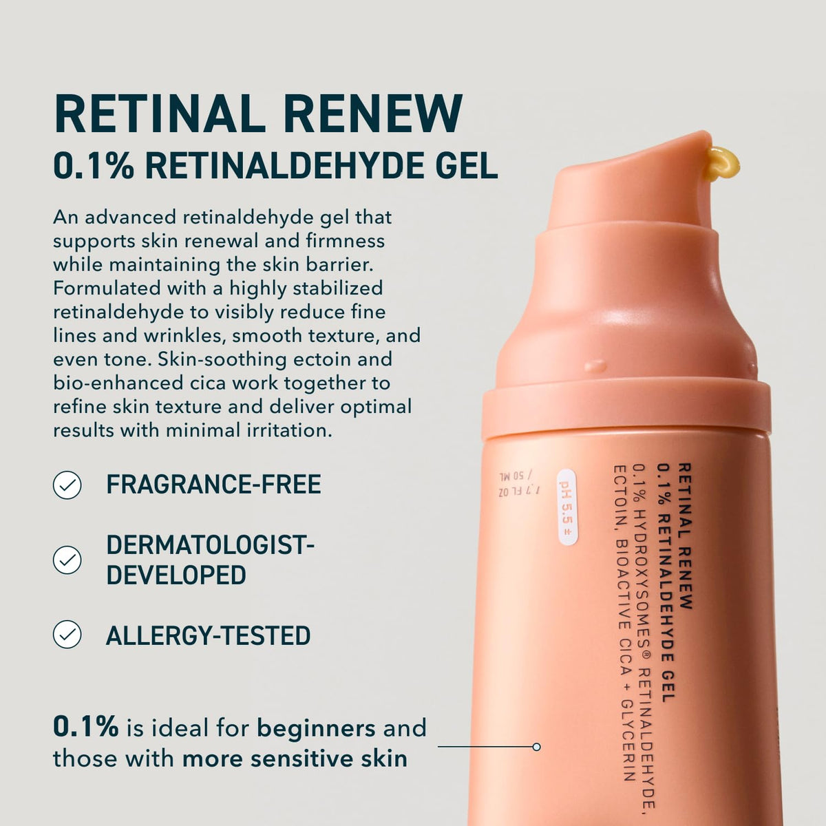Prequel label and pump detail highlighting stabilized retinal delivery