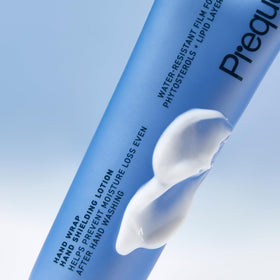 Prequel Skin close-up of balm texture, shows fast-absorbing non-greasy finish