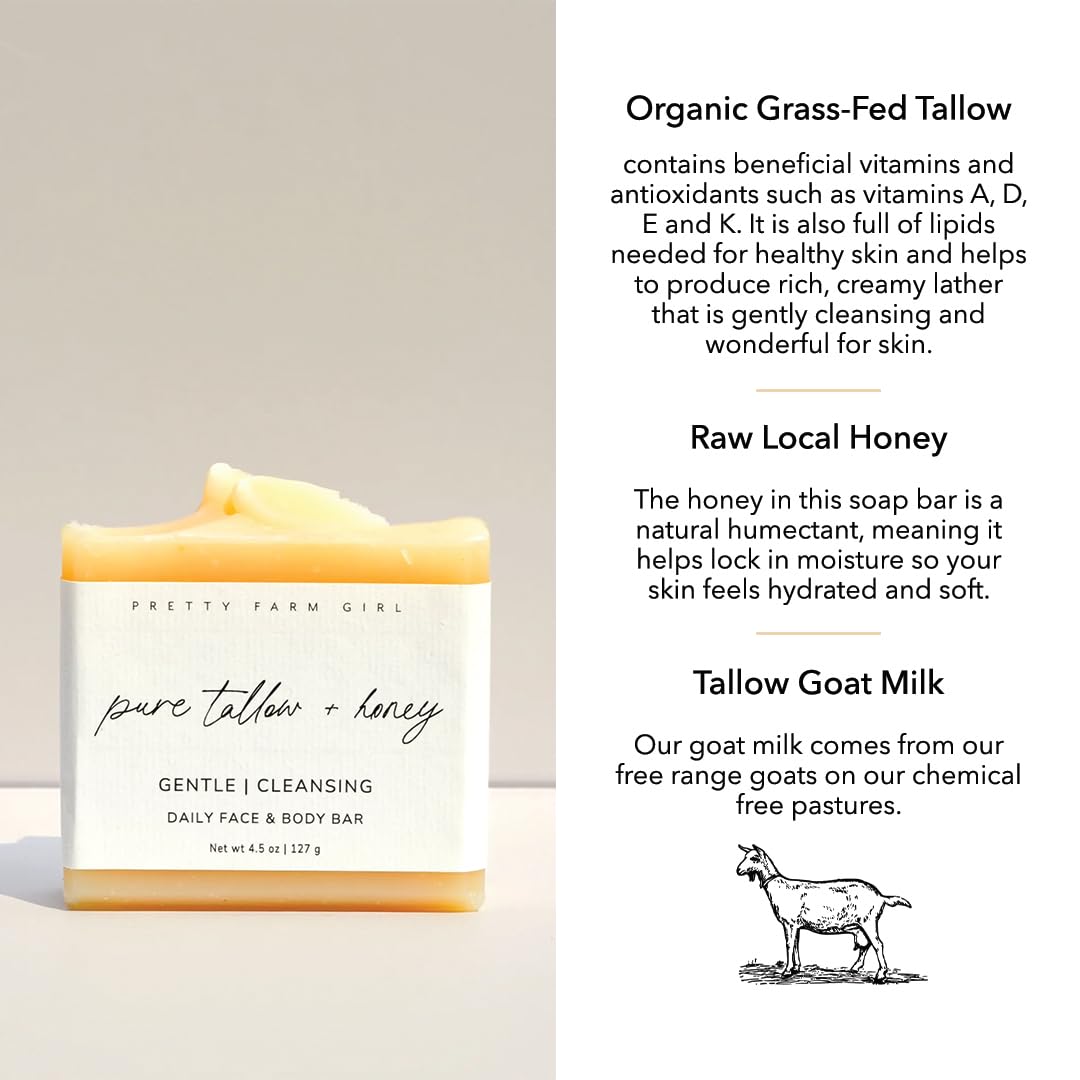 Pretty farm girl label and eco packaging demonstrating sustainable choice