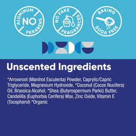 Pretty Frank label close-up displaying baking soda-free and organic ingredients