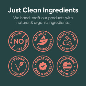 Pretty Frank label close-up listing organic ingredients and certifications