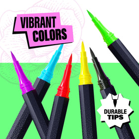 Pretty Me marker tip close-up for precise lines and detailed work