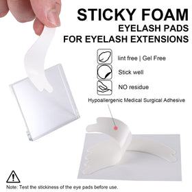 Pretty memory adhesive back detail demonstrating secure hold