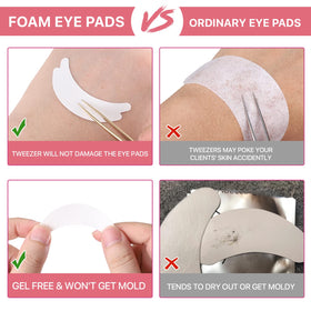 Pretty memory pads on salon tray for hygienic, efficient workflow