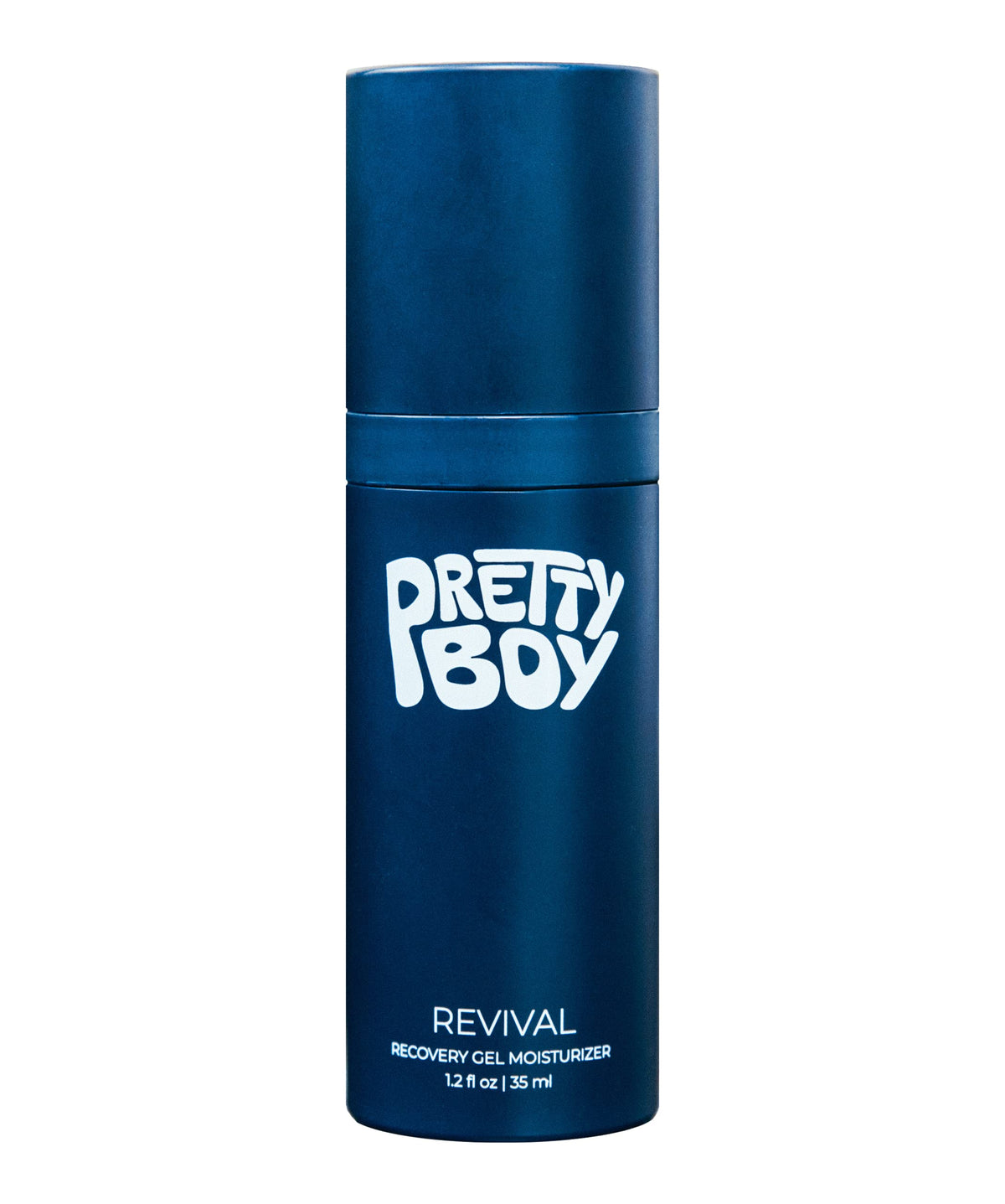 Prettyboy front packaging showing the gel moisturizer and clean branding for quick identification