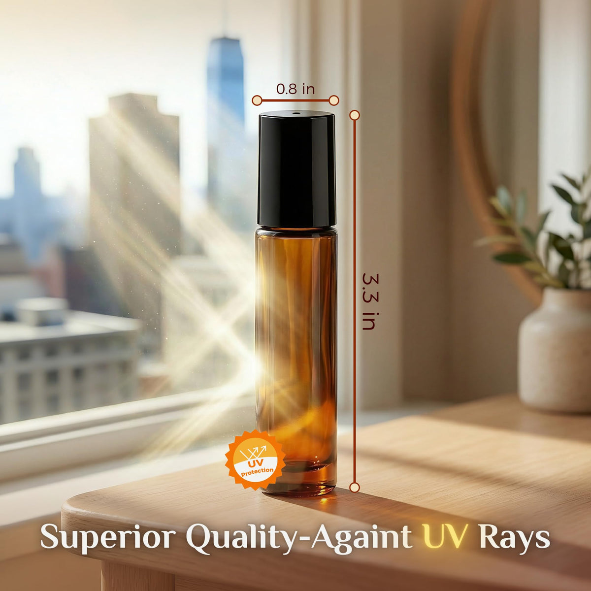 PrettyCare screw cap and seal detail, leak-proof protection for transport benefit