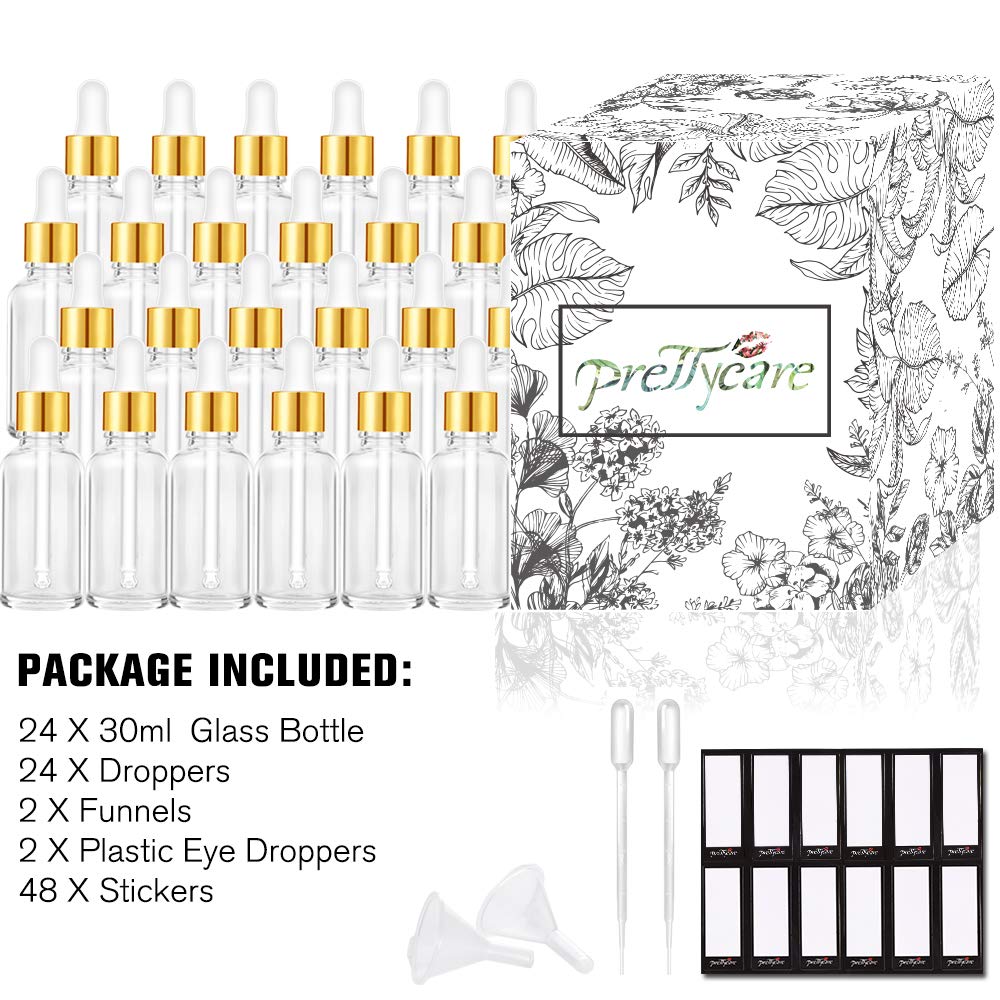 PrettyCare close-up of golden cap and thread for leakproof sealing benefit