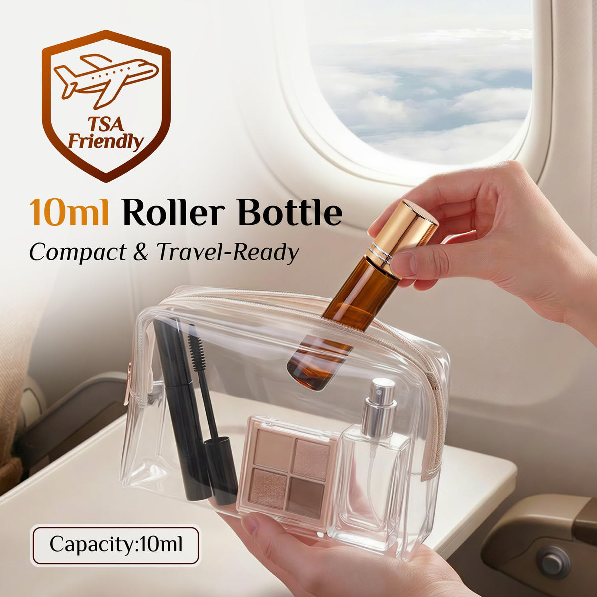 PrettyCare included funnels, spare balls and opener for easy filling and maintenance