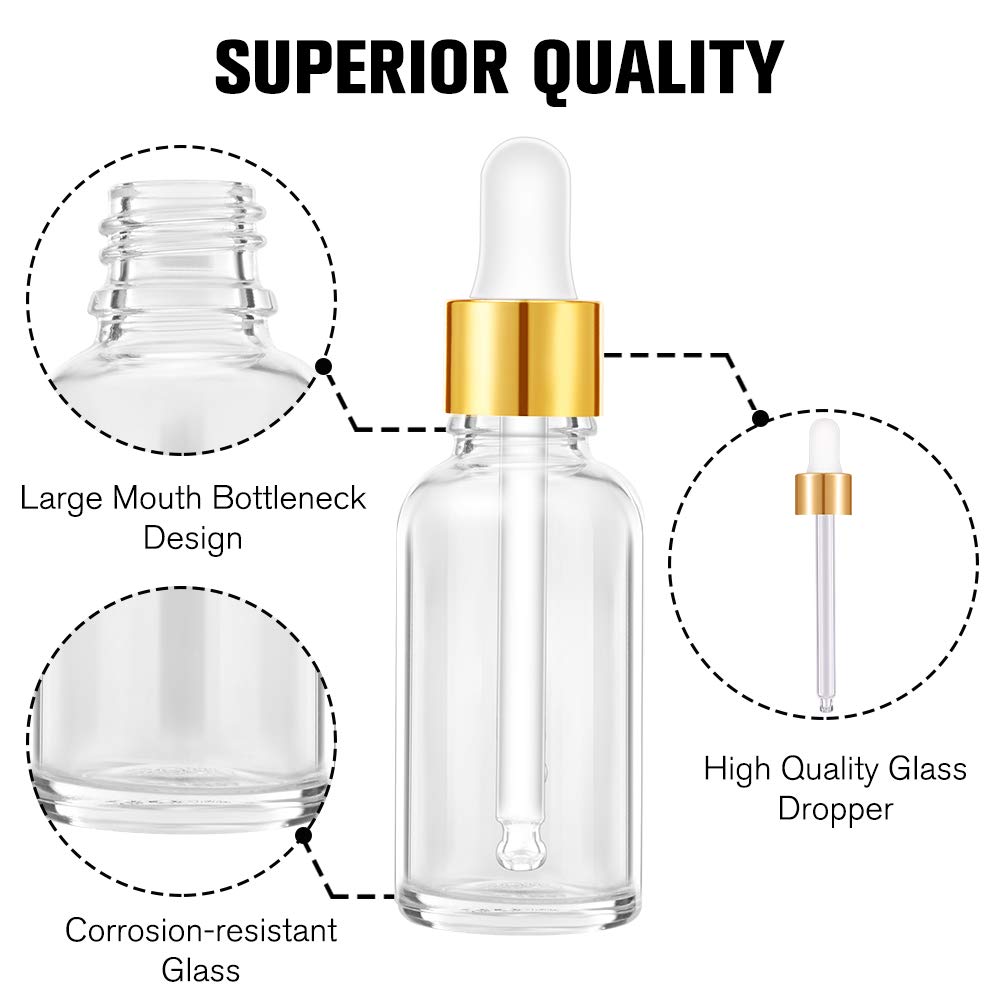 PrettyCare set showing funnels and spare pipettes for clean refill benefit