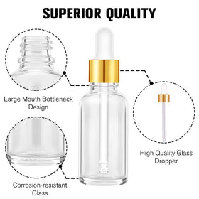 PrettyCare set showing funnels and spare pipettes for clean refill benefit