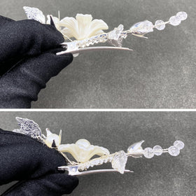 PRETTYLIFE alligator clip underside revealing sturdy grip for reliable hairstyle support